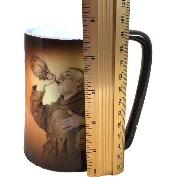 Warwick IOGA 1893-1911 Pottery Monk Cardinal Priest Captain Beer Rare Mug Collec - Picture 3 of 9